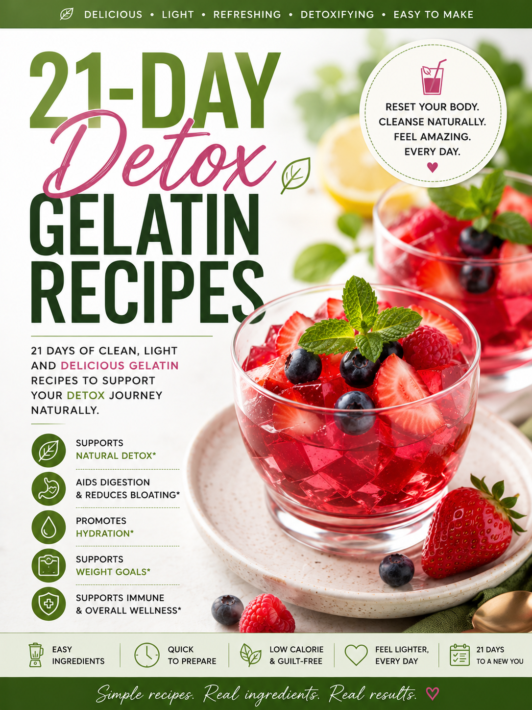 21-Day Detox Gelatin Recipes